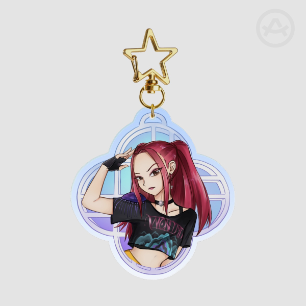 KPDH Mira 2.76" Acrylic Keychains