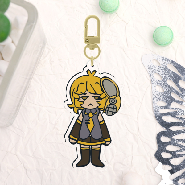 Akita Phoneru - Clear Acrylic Keychains