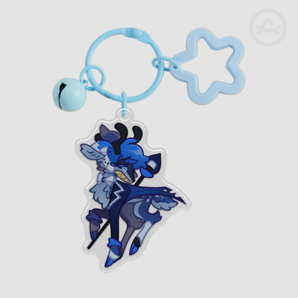 2pAlastor Deer | Epoxy Clear Acrylic Keychain