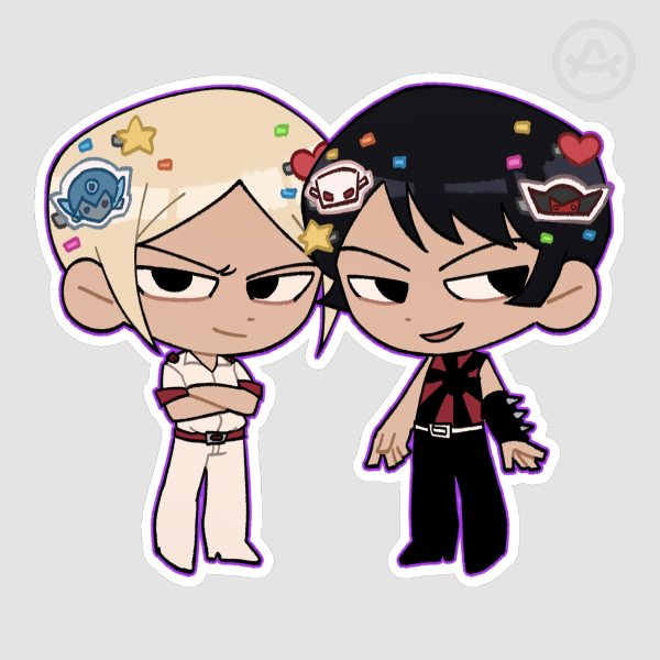 Katayanagi Twins Sticker