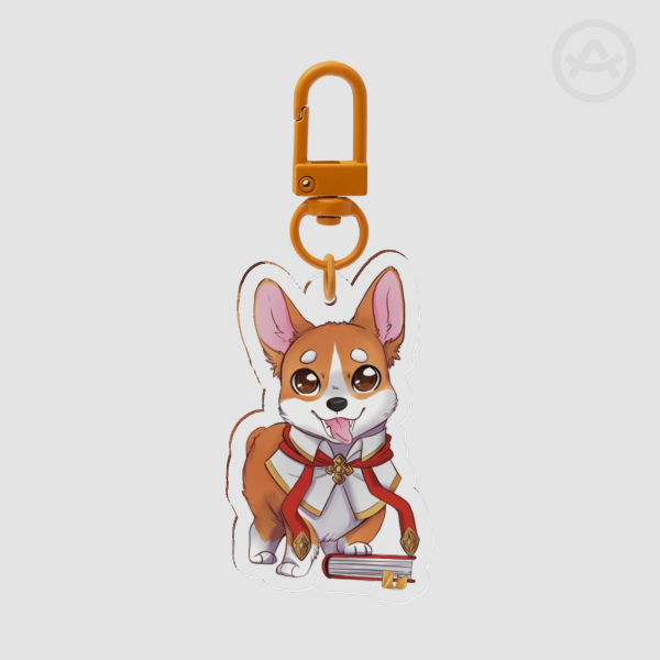 NPCorgis Cleric 1.97" Acrylic Keychains