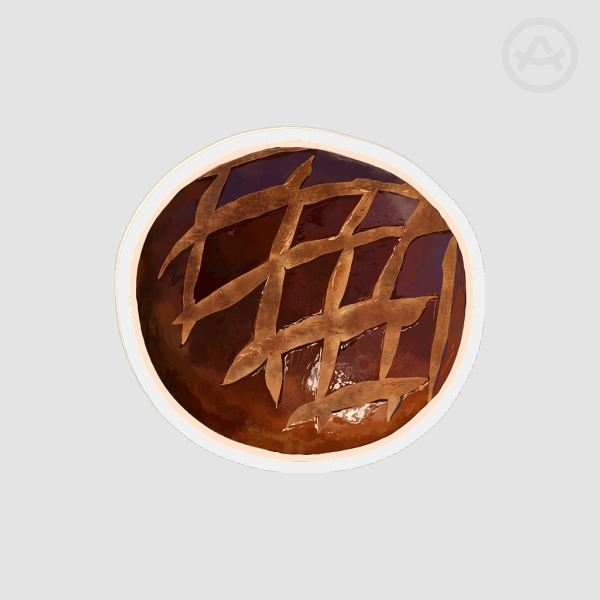 Cuchaule Bread | Fridge Magnets - 1.96""(50mm)