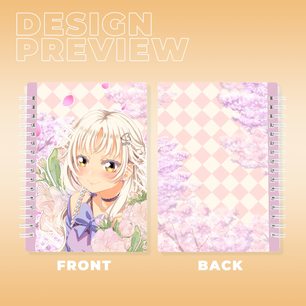 PVC Double-side Spiral Notebook - Miyu