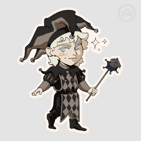 The Chibi Fool Sticker