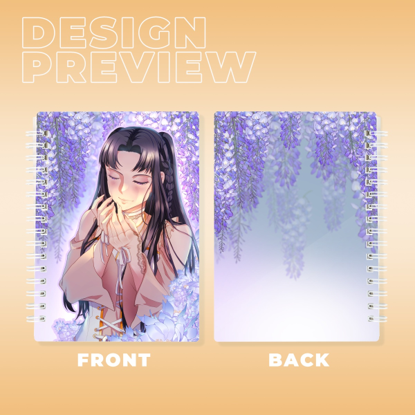 PVC Double-side Spiral Notebook - Moonhee