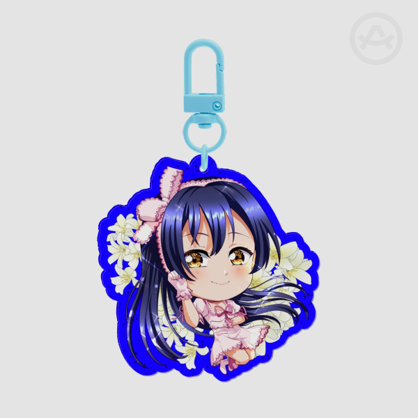 Umi - Love Live glitter keychain
