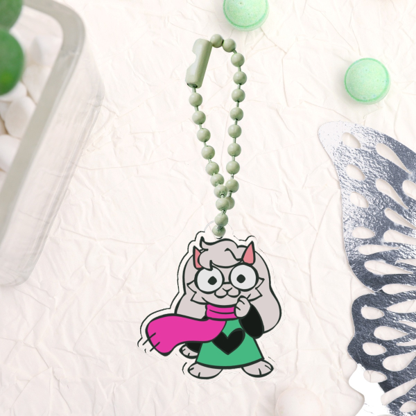 Ralsei - Clear Acrylic Keychains