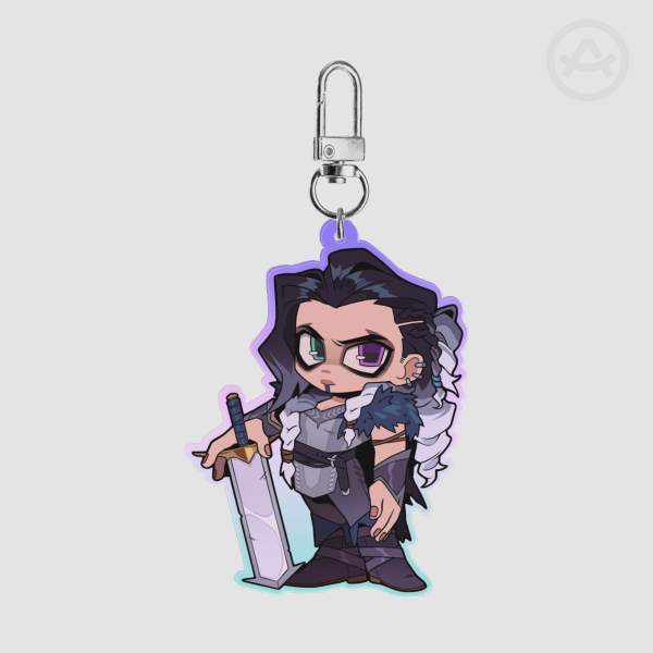 yasha nydoorin keychain [ critical role | the mighty nein ]