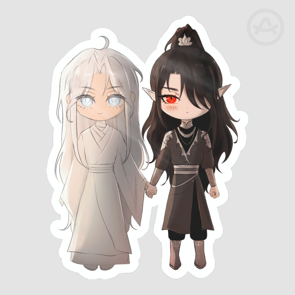Ruoye and E-Ming  Die Cut Stickers TGCF