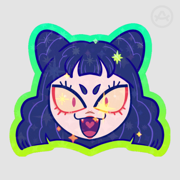 Nadja of Antipaxos Sticker