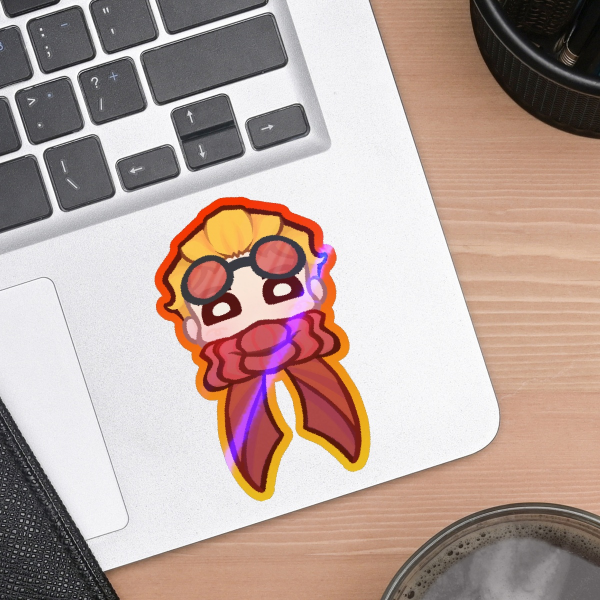 Tango Scarf Holo Sticker
