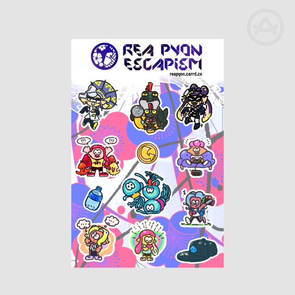 Splatoon Stickers Sheet