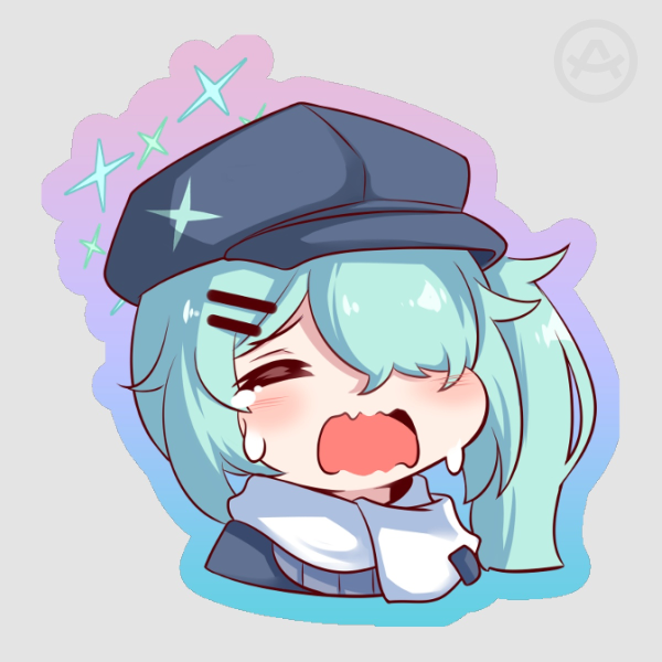 Cry Hiyori Stickers