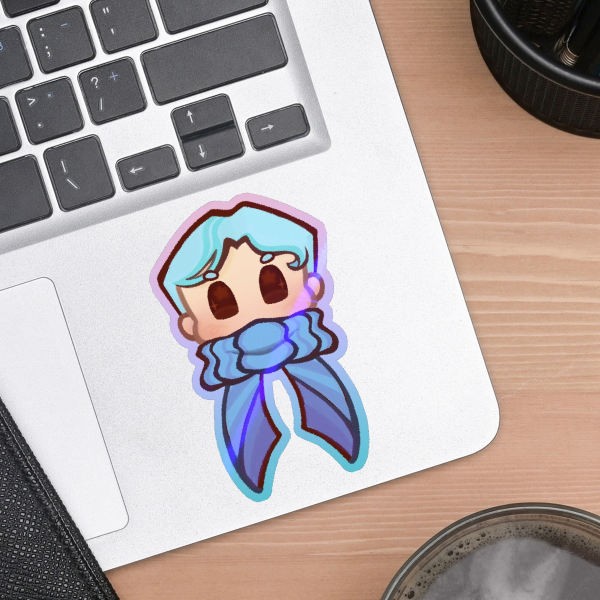 Scott Scarf Holo Sticker