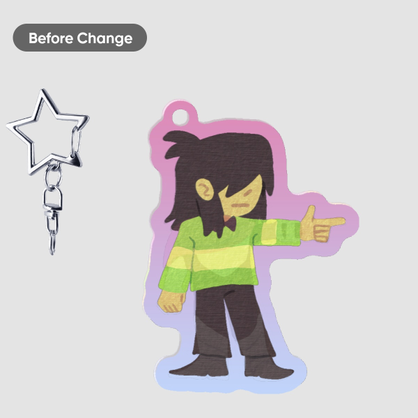 Kris Lenticular keychain