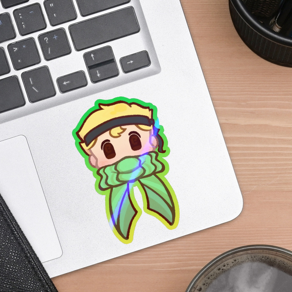 Martyn Scarf Holo Sticker