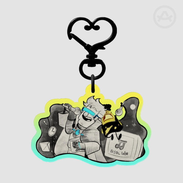 Simplemaniac Karaoke Scene Acrylic Keychain