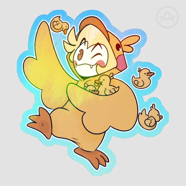 Ducky Luci Sticker