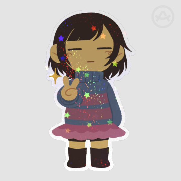 Dusty Tutu Frisk - Sticker
