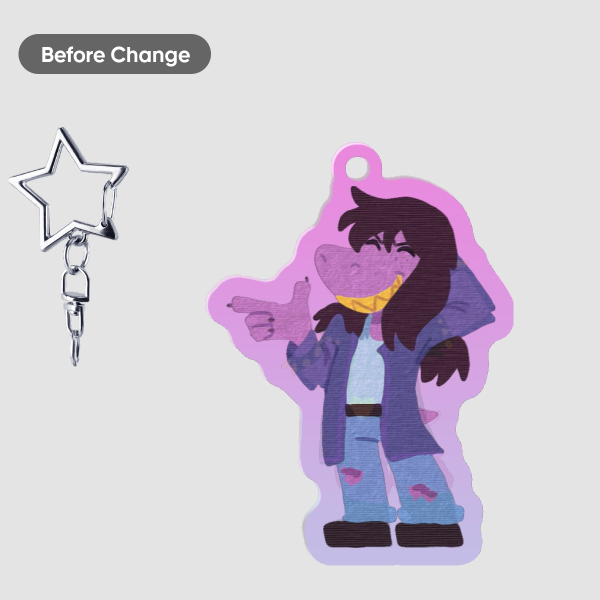 Susie Lenticular keychain