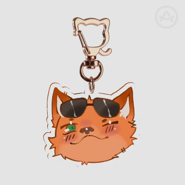 Nick Wilde Clear Acrylic Keychain