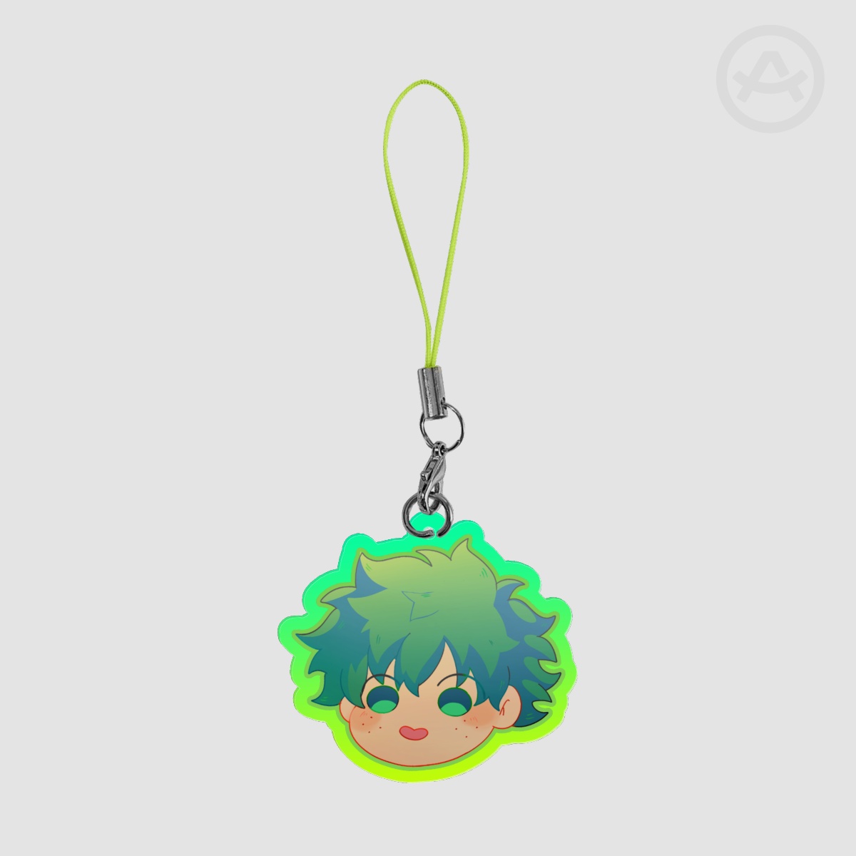 Colored Edge Acrylic Keychain - Izuku Midoriya