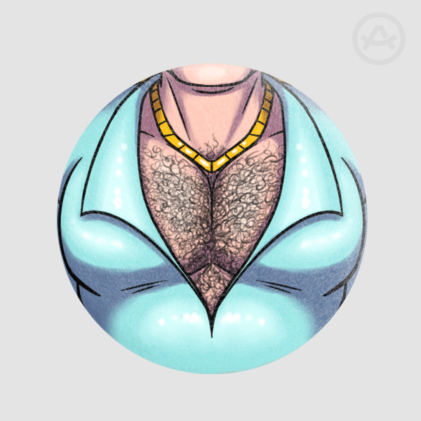 70's Stan Plush Badge (2.56")