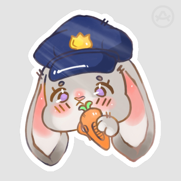 Judy Hopps Die Cut Sticker