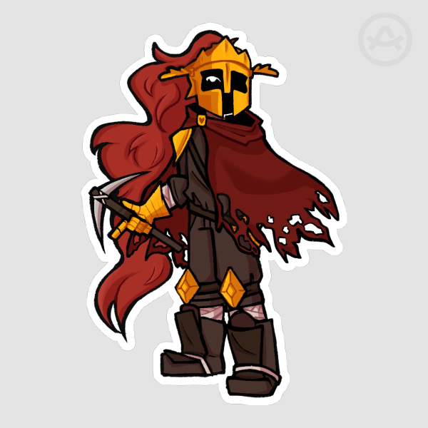 d3rlord3 sticker - SFAWTDE