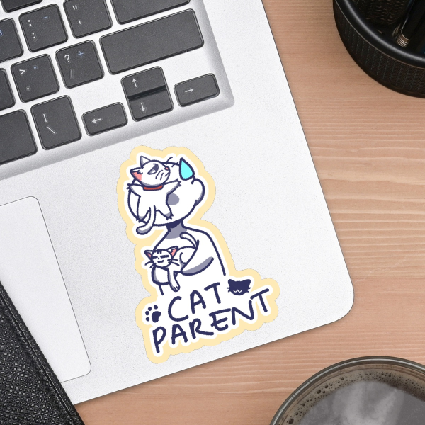 Cat Parent Stickers