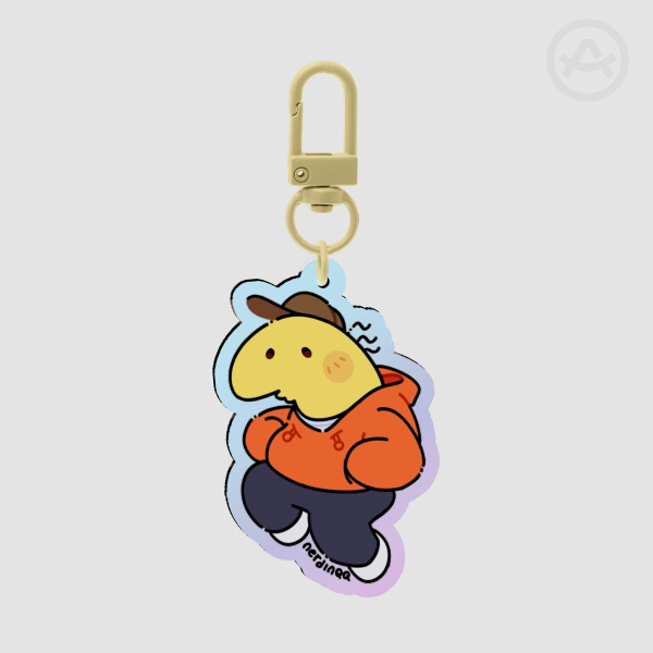 Smiling Friends Charlie Keychain!