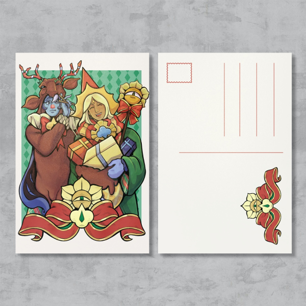 Christmas ShadowVanilla Greeting Card