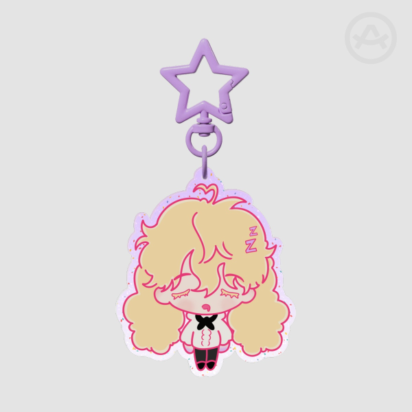 Luka Bunny Glittery Keychain