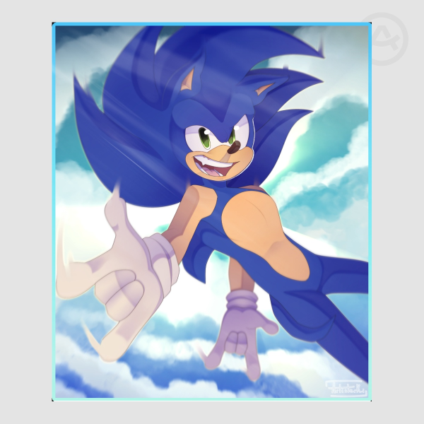 Free Fallin' Poster Sticker