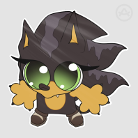 Dark the Void Creature Sticker