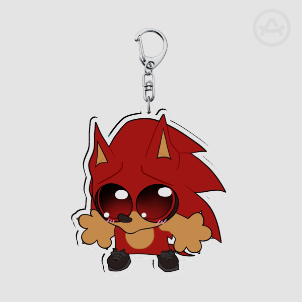 Silly E.x Acrylic Keychain