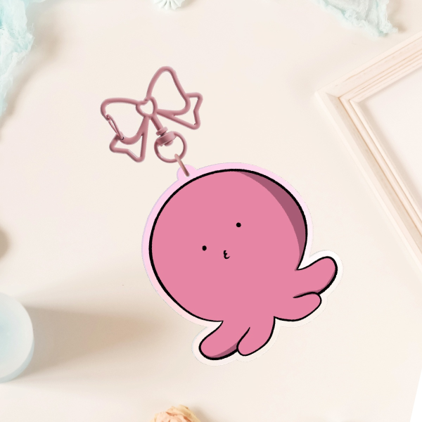 Takopi Colored Edge Acrylic Keychains