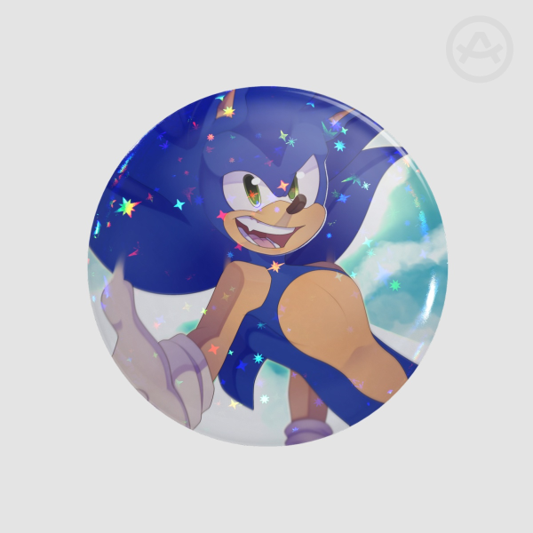 Free Falling Sonic Button