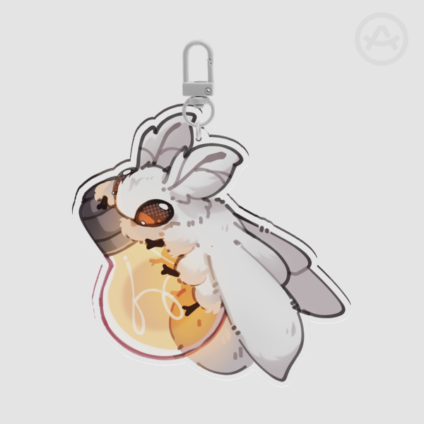 Moth Keychain