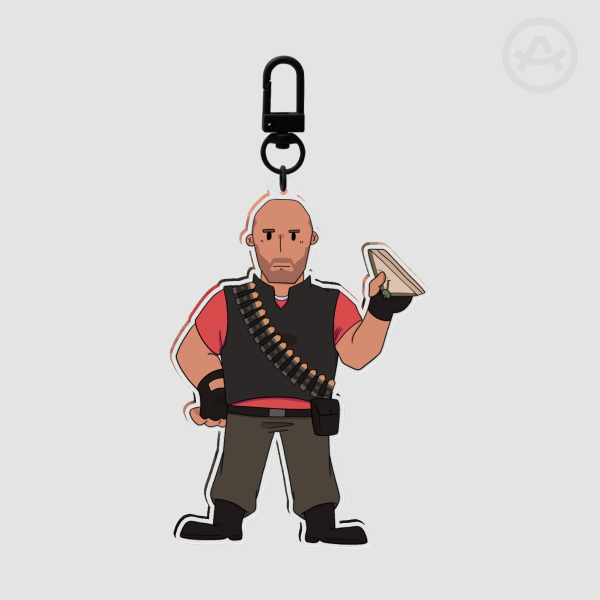 Heavy Clear Acrylic Keychain