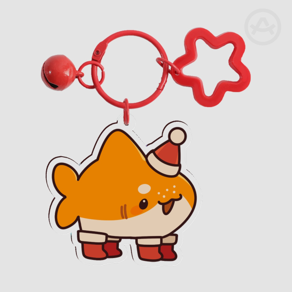 Taco Christmas Keychain