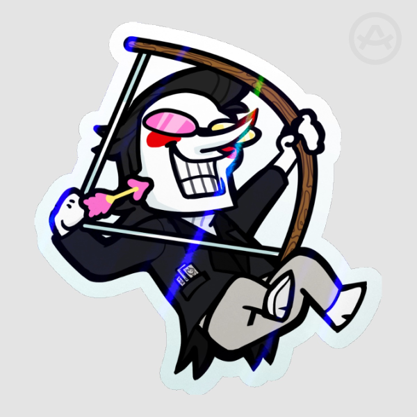[Deltarune] Spamton Holographic Sticker