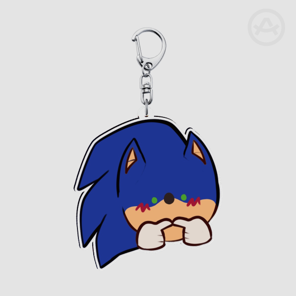 Blushy Sonic Keychain