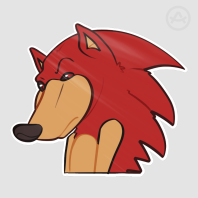 Side eye E.x Sticker