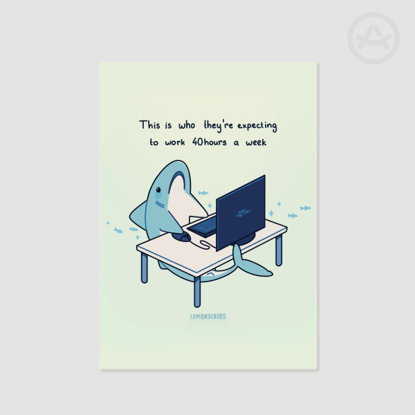 Office shark Poster