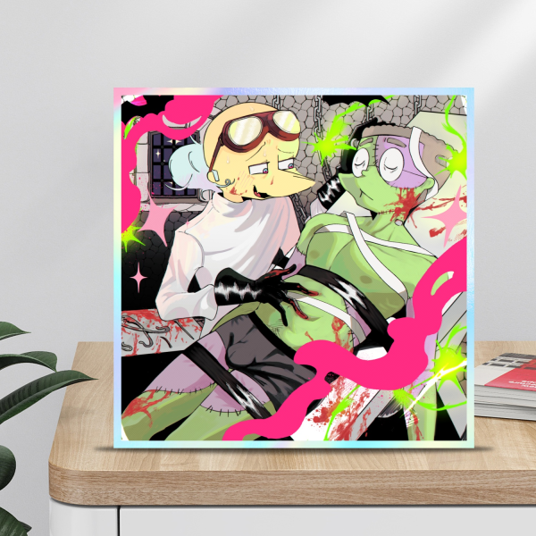 Art Boards with Rainbow-Edged - 5.5" x5.5"(140x140mm)