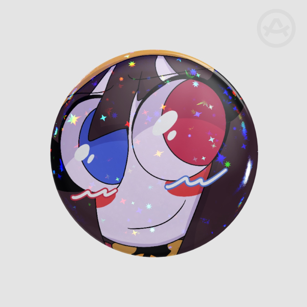 Pomni Match Badge (Button Pin)