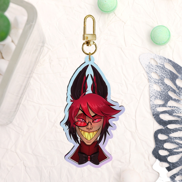 Alastor Portrait Acrylic Keychain