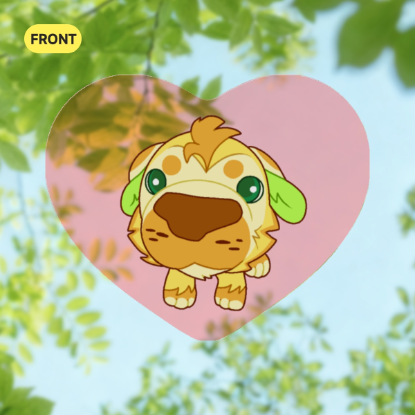 A Small Dumb Dog <3 (Plastic Chip)