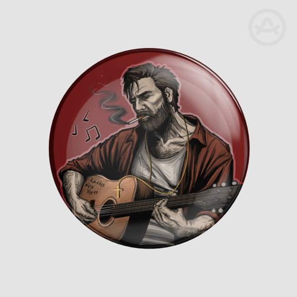 Phillip With Guitar Badge